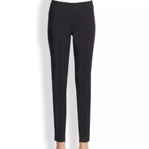 Akris Punto Franca Mid-Rise Cropped Pants (Navy)